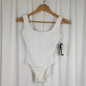 Danskin Platinum Tank Leotard White Size Petite